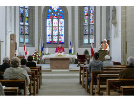 Bonifatiusandacht mit Weihbischof Prof. Dr. Karlheinz Diez in St. Crescentius (Foto: Karl-Franz Thiede)